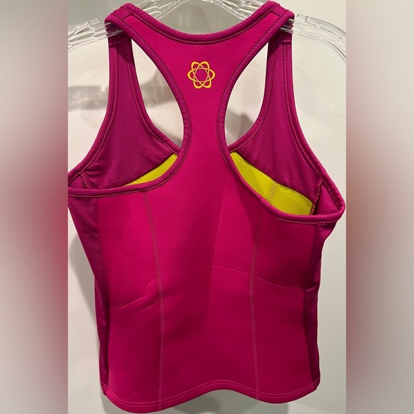 Zaggora Pink Compression Neoprene Racerback Tank Top Workout Tank Size M - Picture 5 of 6